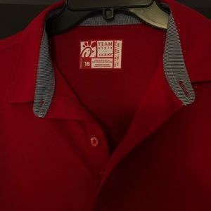 XXXL red Chick Fil a polo.